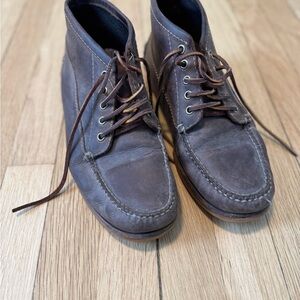 Men's Brown Leather LL Bean Chukka Ankle Boots